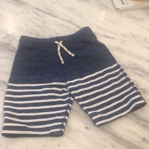 J Crew Boys Sweat Shorts with Stripes